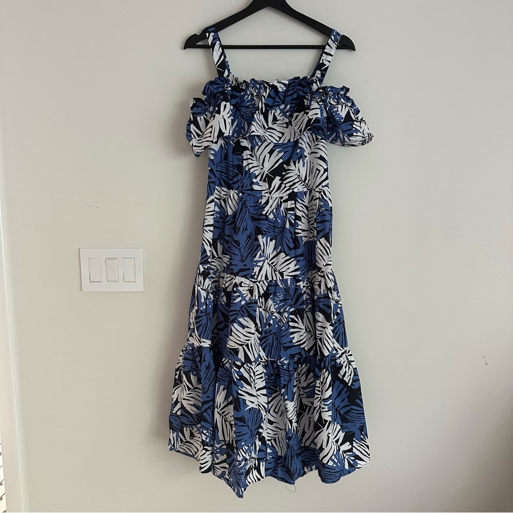 Vacation Dress floral print 100% cotton, NWT - Picture 7 of 11